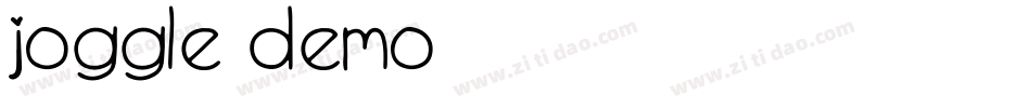 Joggle DEMO字体转换